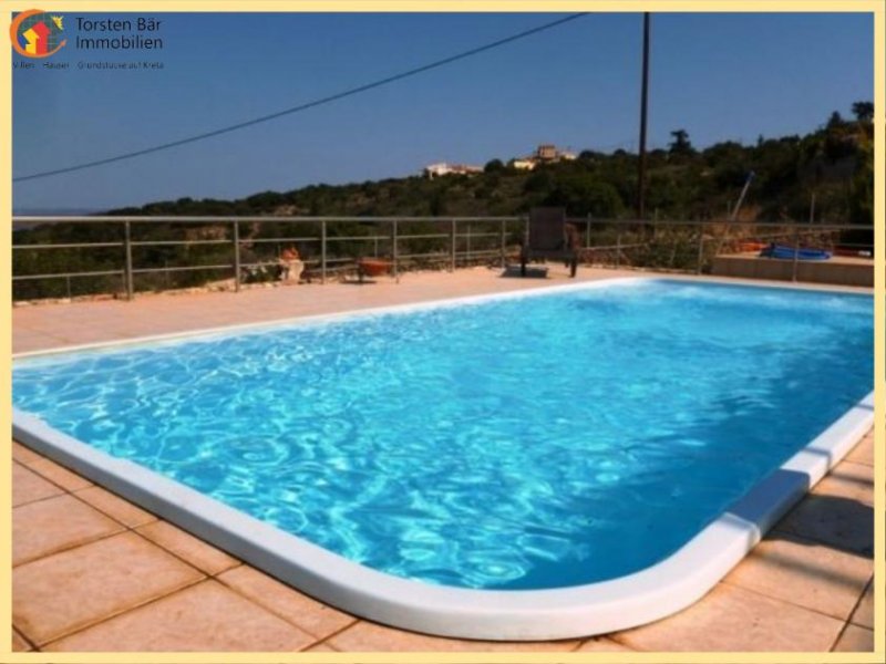 Kambia Kreta, Kampia - Villa mit Garten, priv. Pool und Meerblick Haus kaufen